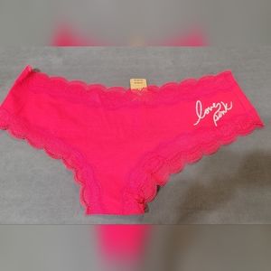 Victoria secret pink XL red undies